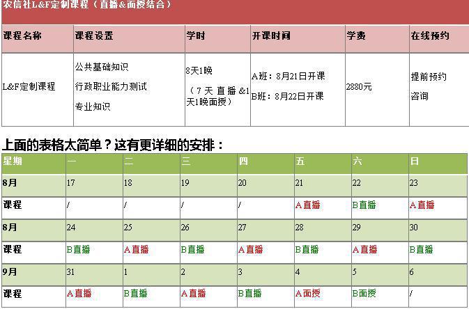 上班族、大堂經(jīng)理專門定制的農(nóng)信社課程