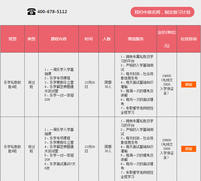 2016年省考中政樂學(xué)保過輔導(dǎo)課程