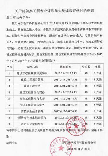 報廈門建迅2017年培訓(xùn)及學(xué)歷贈送學(xué)分