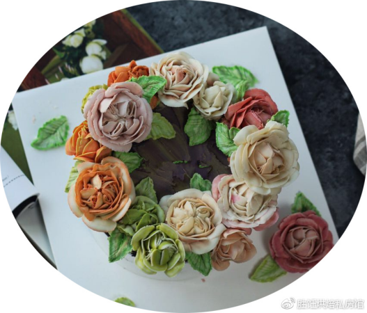 韩式豆沙裱花课