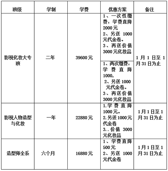 影视化妆3月班