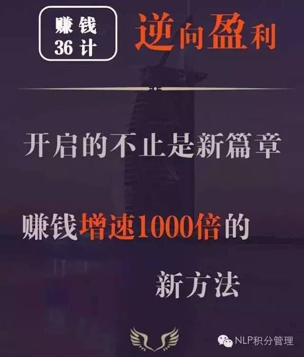 《逆向盈利》之赚钱36技完整版（周雷忠-周导策划）