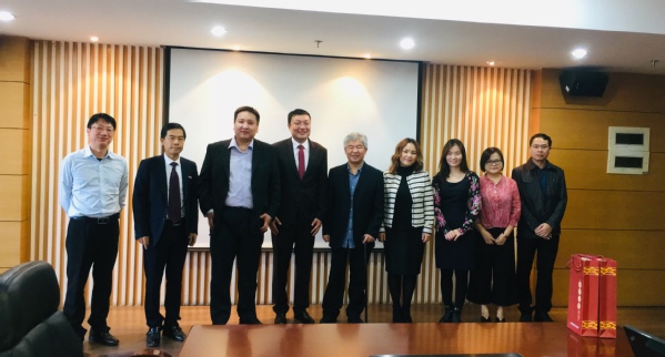 蒙古鄂尔浑大学代表团到访福建师范大学
