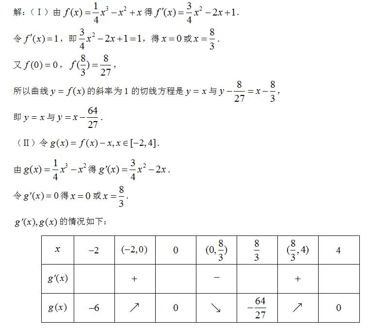 2019北京高考文科数学答案